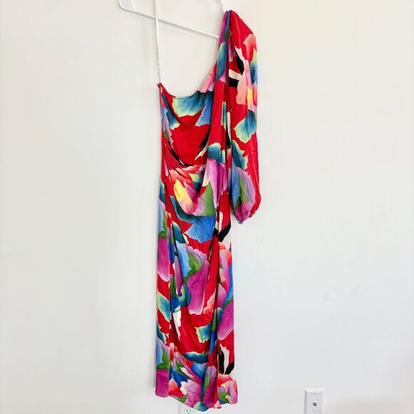FARM Rio One Shoulder Multicolor Dress - Picture 3 of 9